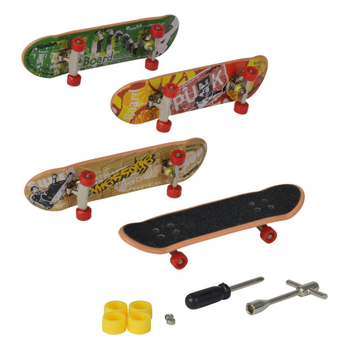 Set 4 Finger Skateboard - Red Goblin
