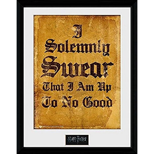 Poster cu Rama Harry Potter - I Solemnly Swear (30x40) - Red Goblin