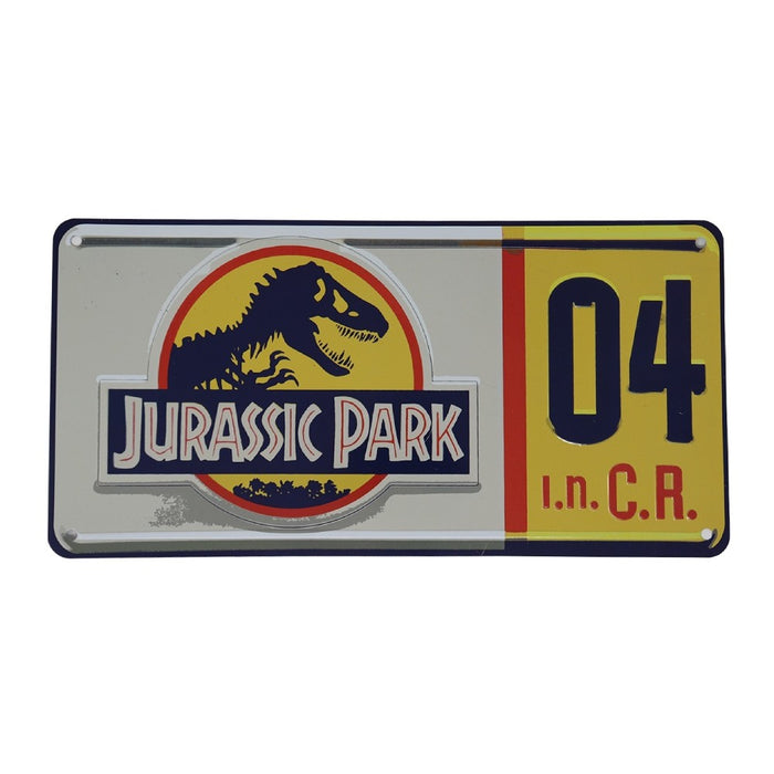 Replica Jurassic Park Numberplate - Red Goblin