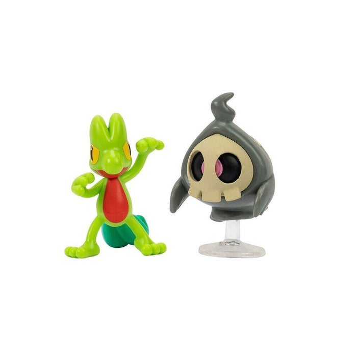 Set 2 Figurine Articulate Pokemon Treecko & Duskull - Red Goblin