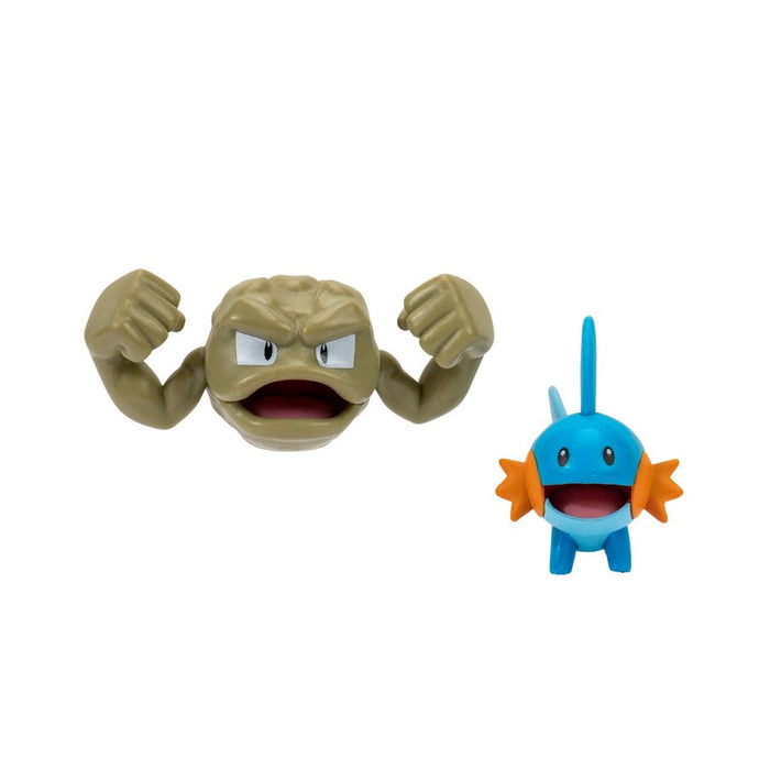 Set 2 Figurine Articulate Pokemon Mudkip & Geodude - Red Goblin