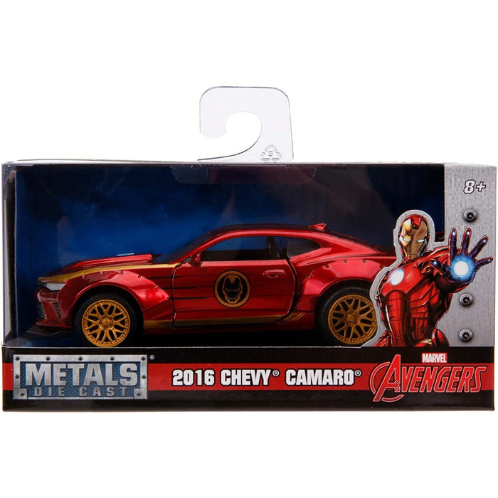 Masinuta Metalica Iron Man 2016 Chevy Camaro Ss Scara 1 La 32 - Red Goblin