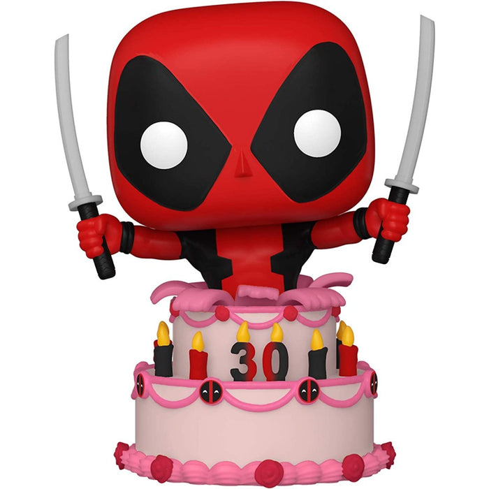 Figurina Funko Pop Deadpool 30th - Deadpool in Cake - Red Goblin