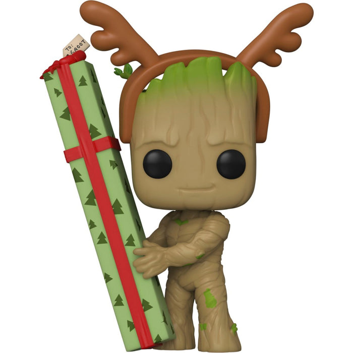 Figurina Funko Pop The Guardians of the Galaxy Holiday Special - Groot - Red Goblin