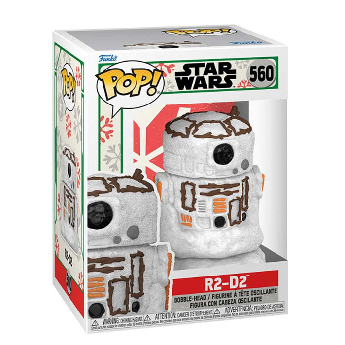 Figurina Funko POP Star Wars Holiday - R2-D2 (SNWMN) - Red Goblin