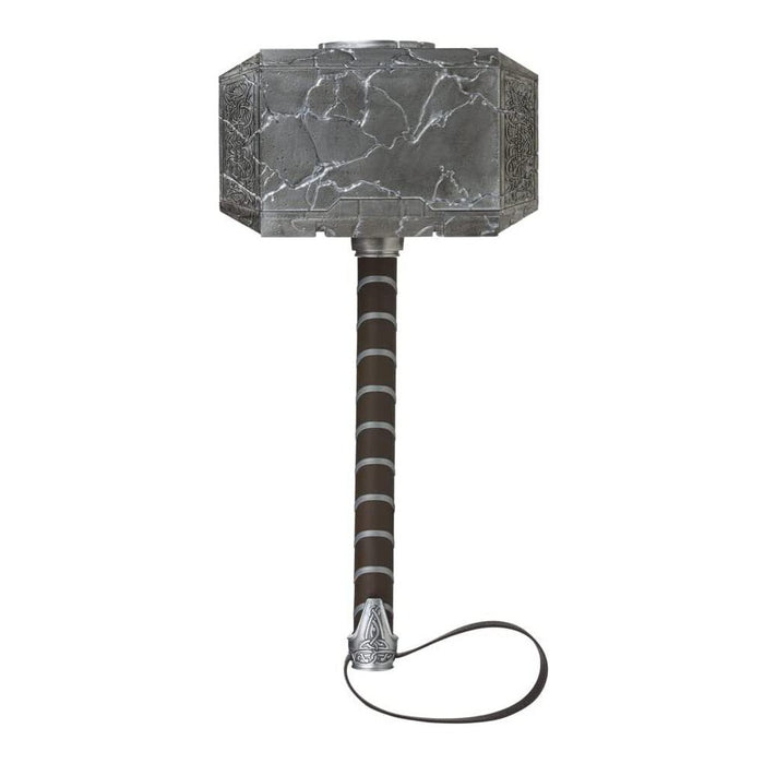 Replica Thor Love and Thunder Marvel Legends 1/1 Mighty Thor Mjolnir Premium Electronic Roleplay Hammer 49 cm - Red Goblin
