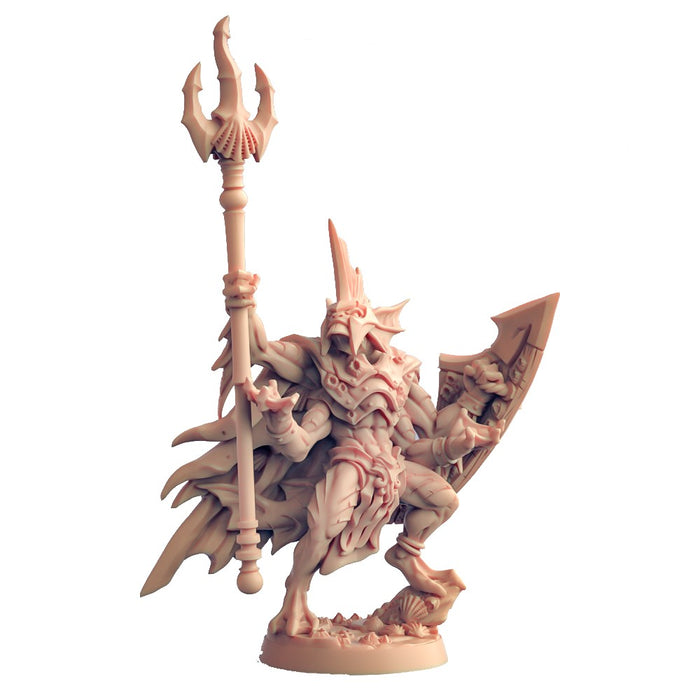 Miniatura Nepictata Elemental Beacon - King Osteras - Chosen of Holmuran - Red Goblin