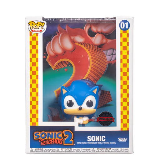 Figurina Funko POP! Game Cover Sonic - Sonic (IE) (Exclusive) - Red Goblin
