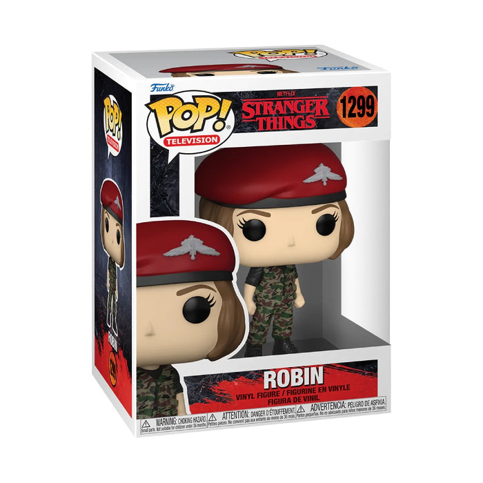 Figurina Funko POP! Stranger Things Robin Buckley (Camouflage) - Red Goblin