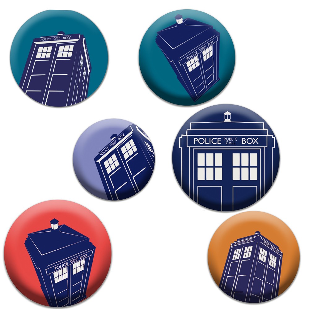 Set Insigne Doctor Who –The Tardis — Red Goblin