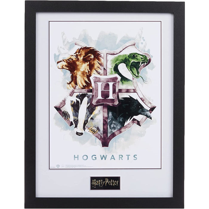 Poster cu Rama Harry Potter - Hogwarts Water Colour (30x40) - Red Goblin