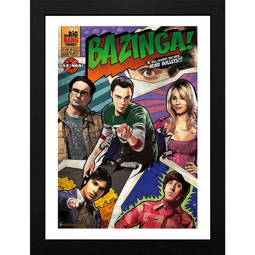 Poster cu Rama The Big Bang Theory - Bazinga (30x40) - Red Goblin