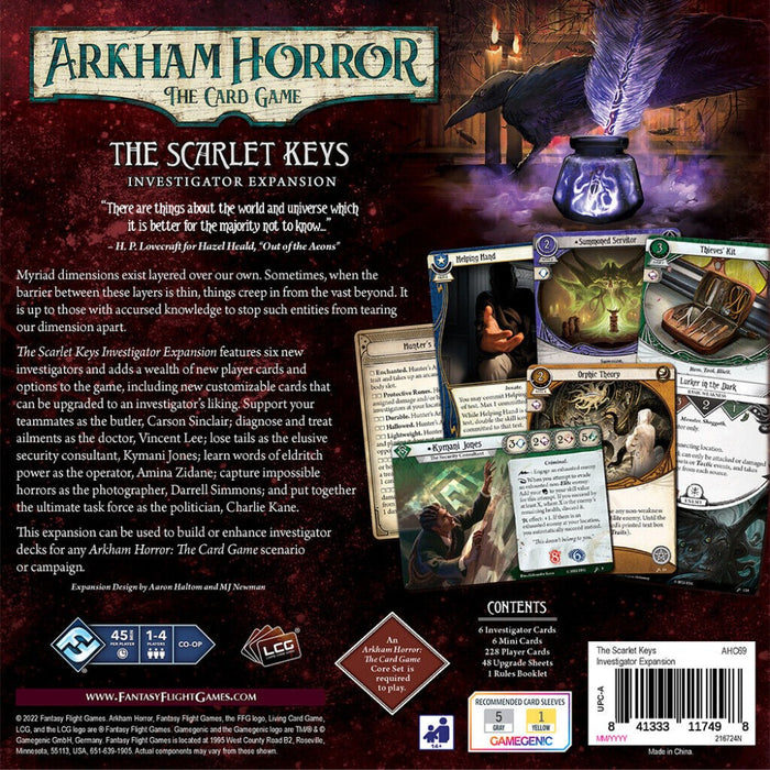 Arkham Horror The Card Game - The Scarlet Keys Investigator Expansion - Red Goblin