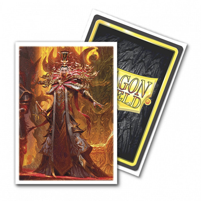 Sleeve-uri Dragon Shield Flesh and Blood License Standard Matte Art - Emperor (100 Bucati) - Red Goblin