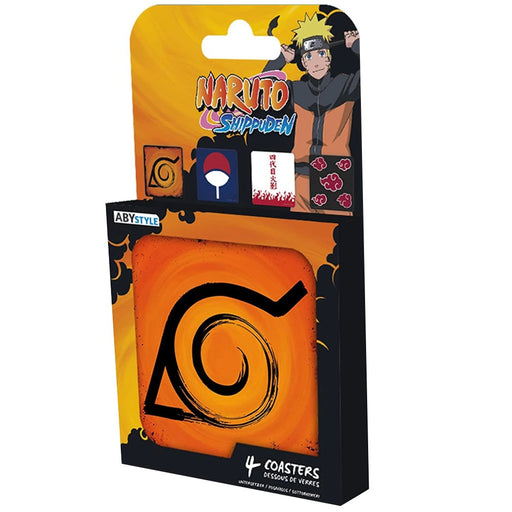 Set 4 Suporturi Pahare Naruto Shippuden - Emblems - Red Goblin