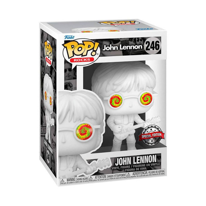Figurina Funko POP! Rocks John Lennon with Psychedelic Shades (Exclusive) - Red Goblin