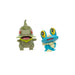 Set 2 Mini Figurine Pokemon - Axew si Froakie - Red Goblin
