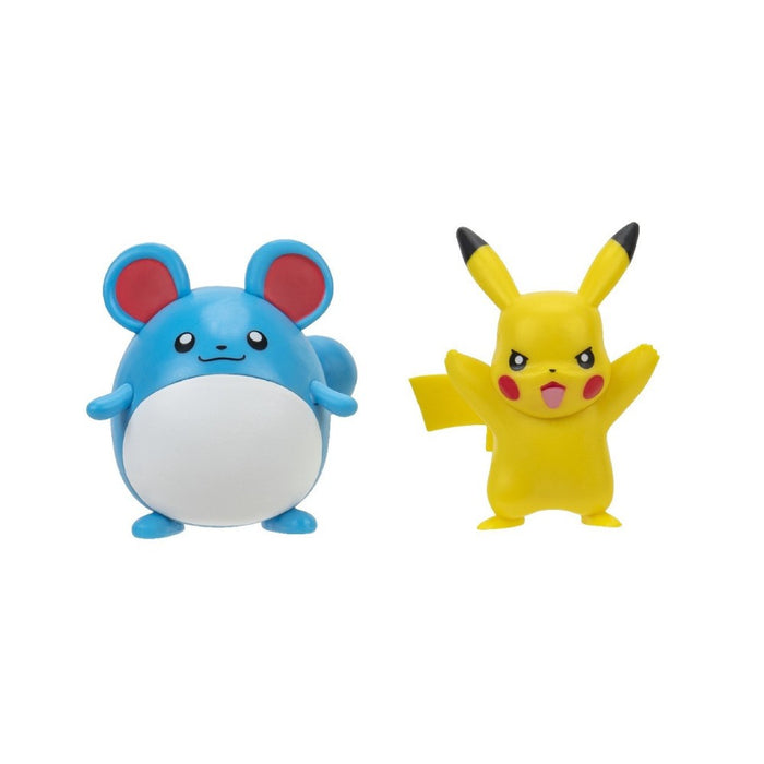 Set 2 Mini Figurine Pokemon - Marill si Pikachu - Red Goblin