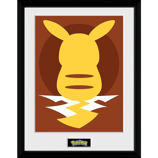 Poster cu Rama Pokemon - Pikachu Silhouette 25 (30x40) - Red Goblin