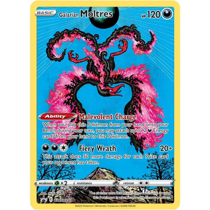 Pokemon Trading Card Game SWSH12.5 Crown Zenith - Galarian Moltres Tin Box - Red Goblin