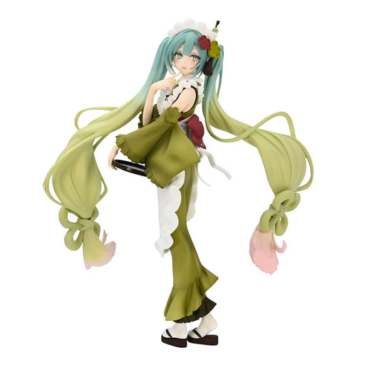 Figurina Hatsune Miku Exceed Creative PVC Hatsune Miku Matcha Green Tea Parfait Ver 20 cm - Red Goblin