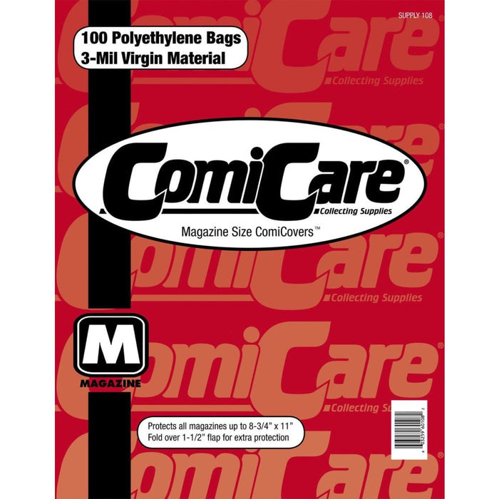 Comicare Magazine PE Bags (Pack of 100) - Red Goblin