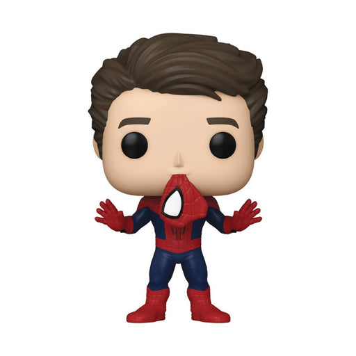 Figurina Pop Marvel Spider-Man NWH Spider-Man 3 Unmasked Px - Red Goblin