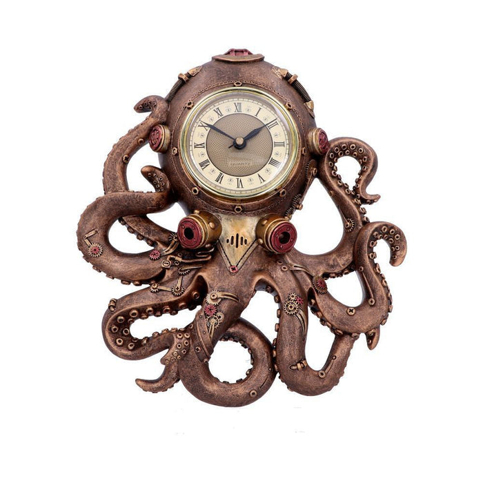 Ceas de Perete Steampunk Octopus Squid - Red Goblin
