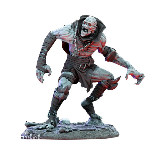 Miniatura Nepictata Elemental Beacon - Awakened Ghoul Pose 4 - Red Goblin