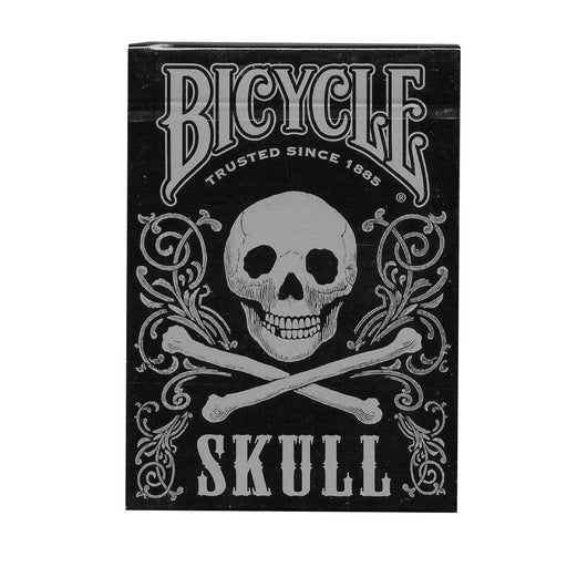 Carti de Joc Bicycle Skull Metallic Silver - Red Goblin
