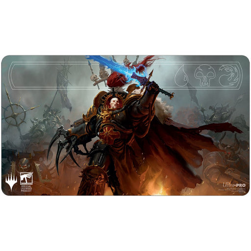 UP - Warhammer 40k Commander Deck Playmat V2 for Magic The Gathering - Red Goblin