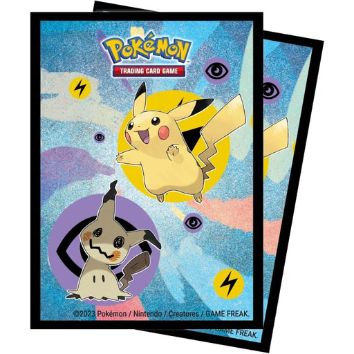 UP - Pikachu & Mimikyu Deck Protectors for Pokemon (65 Sleeves) - Red Goblin