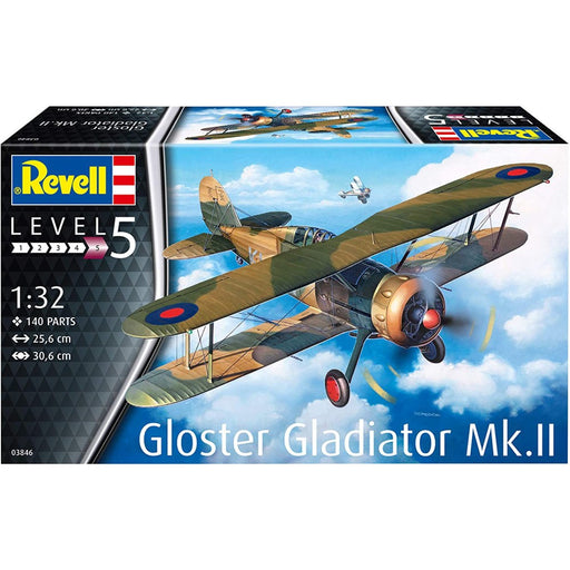 Set de Constructie Revell Gloster Gladiator Mk II - 1:32 - Red Goblin