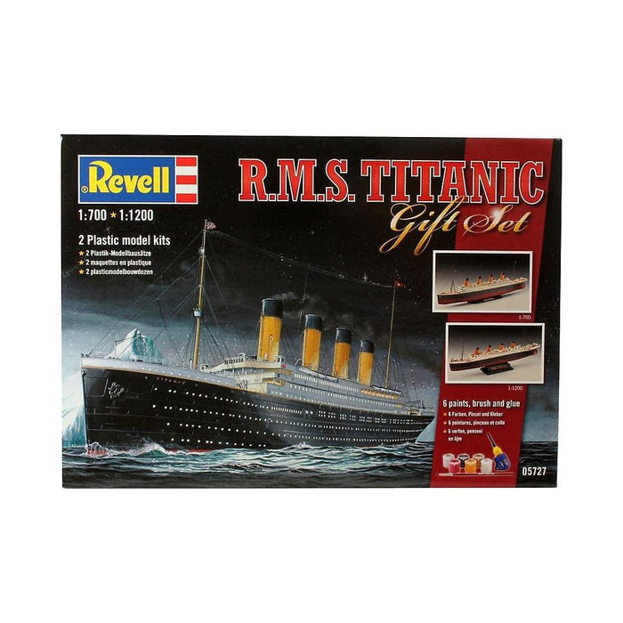 Set de Constructie Revell Geschenk - Set R.M.S Titanic (1:700) + (1:1200) - Red Goblin