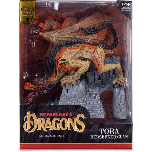 Figurina McFarlane's Dragons Series 8 Tora Berserker Clan (Gold Label) 28 cm - Red Goblin
