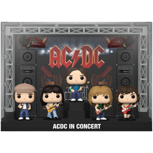 Set Figurine Funko POP Moments DLX AC/DC - Thunderstruck Stage - Red Goblin