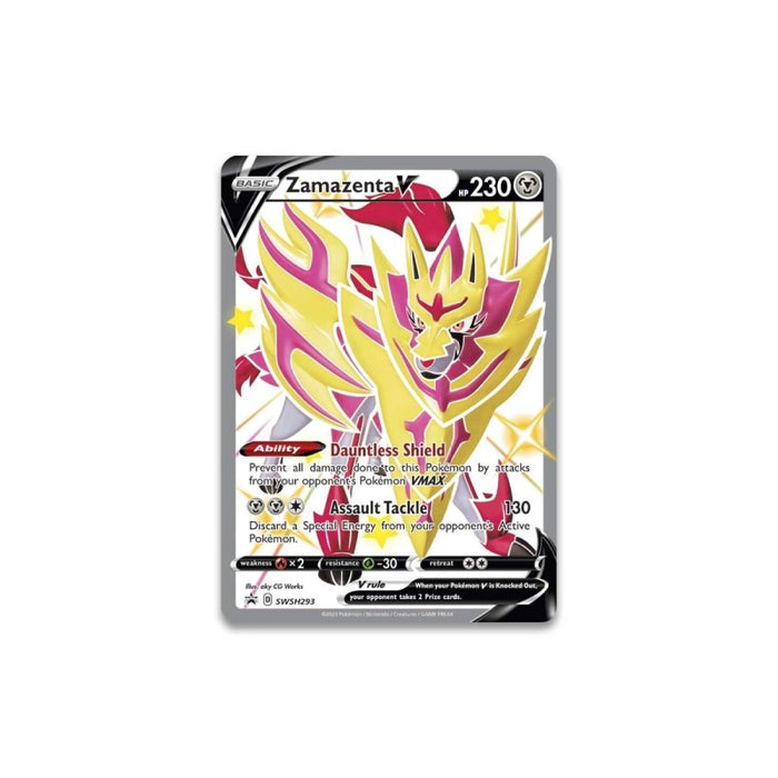 Pokemon Trading Card Game SWSH12.5 Crown Zenith Premium Figure Shiny Zamazenta - Red Goblin