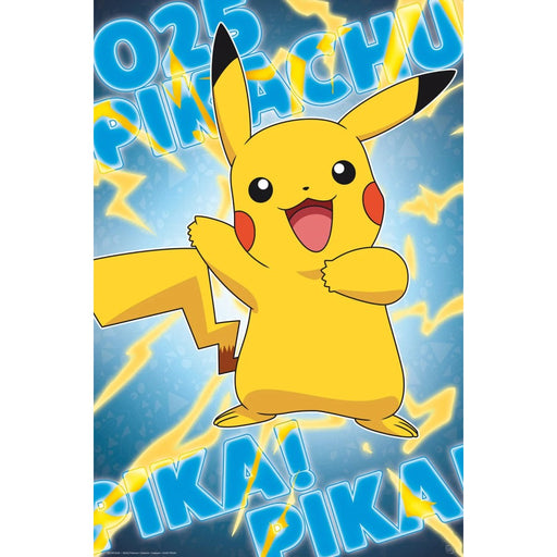 Poster Foil Pokemon - Pikachu (91.5x61) - Red Goblin