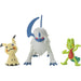 Set 3 Mini Figurine Articulate Pokemon - Treecko & Mimikyu & Absol - Red Goblin