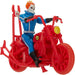 Figurina Articulata Marvel Legends Retro Collection with Vehicle Ghost Rider 10 cm - Red Goblin