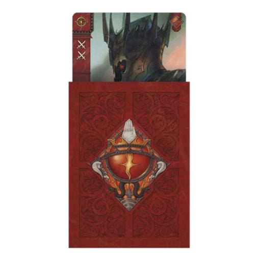 Cutie Depozitare Metalica si Sleeve-uri War of the Ring The Card Game - Shadow - Red Goblin