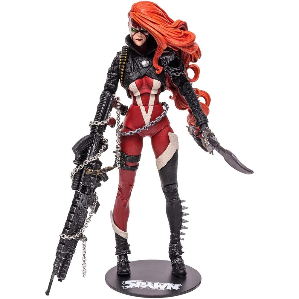 Figurina Articulata Spawn Deluxe She Spawn — Red Goblin