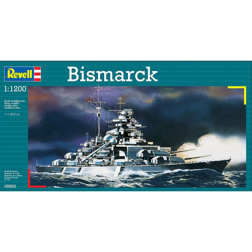 Set de Constructie Revell Bismarck (1:1200) - Red Goblin