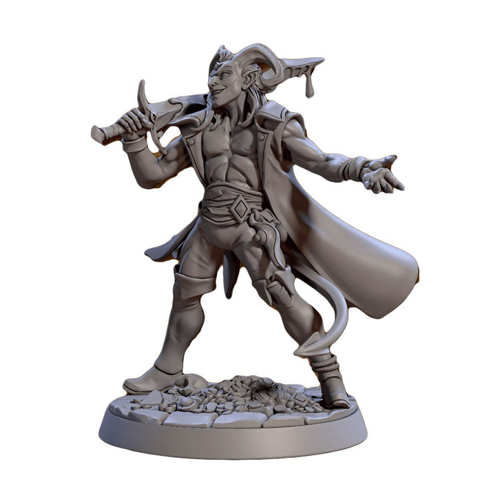 Miniatura Nepictata Elemental Beacon - Baal, Prince of Intrigues - Red Goblin