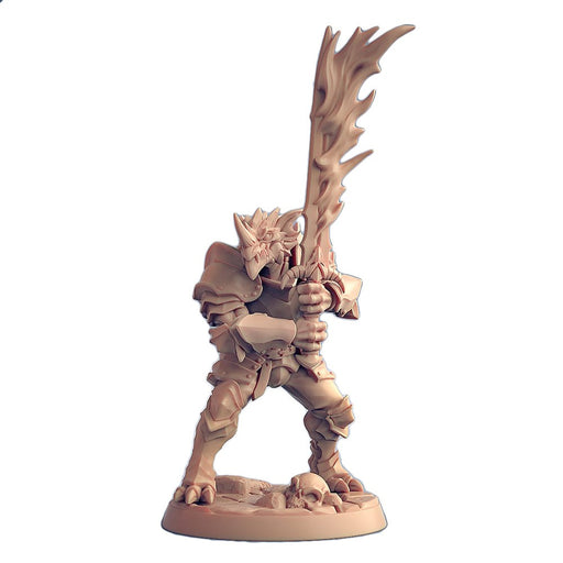 Miniatura Nepictata Elemental Beacon - Dragonguard B - Red Goblin