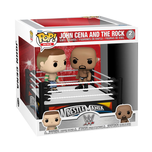Set 2 Figurine WWE POP Moment! Cena vs Rock 9 cm - Red Goblin