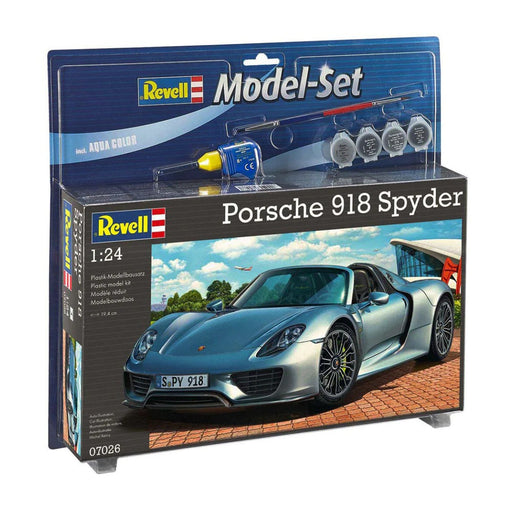Set de Constructie Revell Model Set Porsche 918 Spyder - Red Goblin