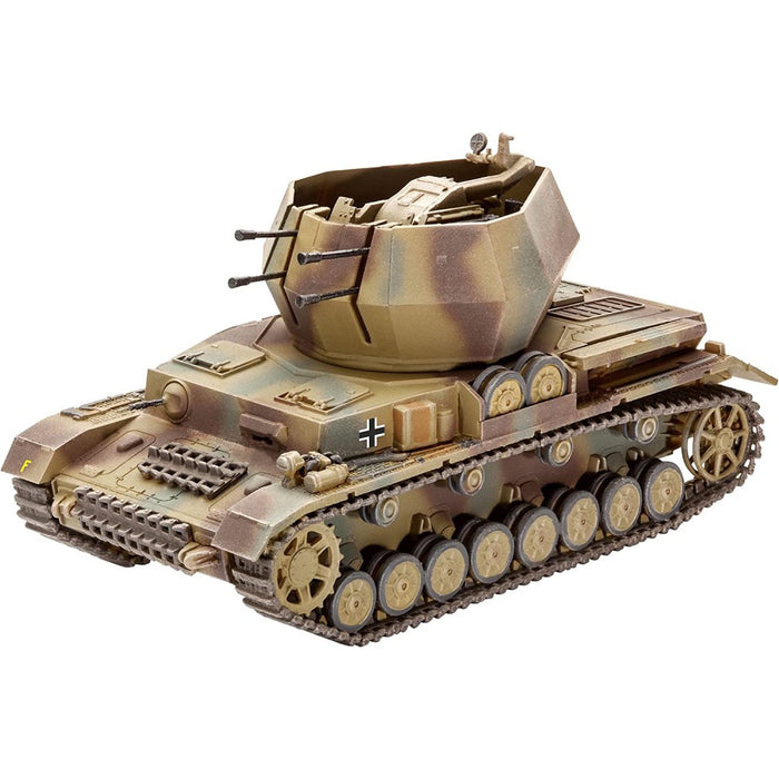 Figurina Kit de Asamblare Revell Flakpanzer IV Wirbelwind (2 cm Flak 38) - Red Goblin