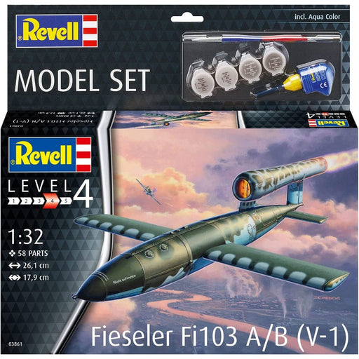 Set de Constructie Revell Model Set Fieseler Fi103 V-1 - Red Goblin