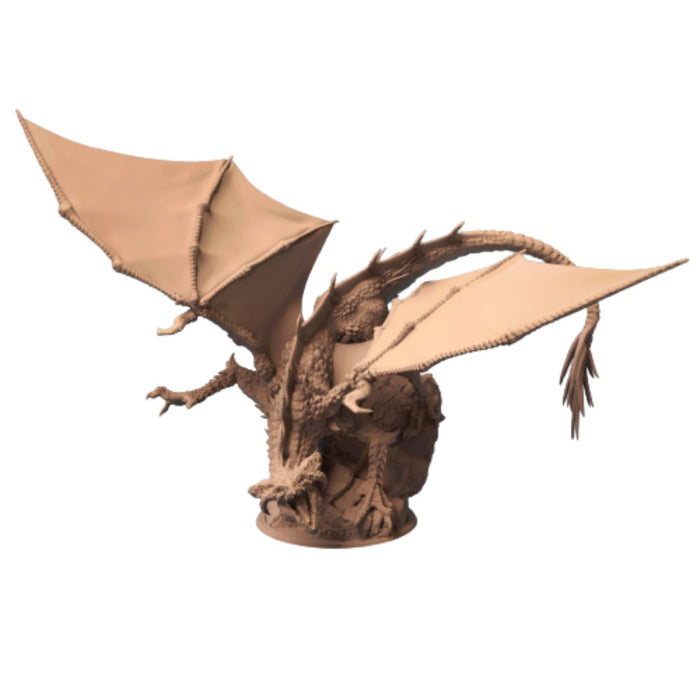Miniatura Nepictata Vhallarhion - Young Black Dragon (wing span 140 mm) - Red Goblin